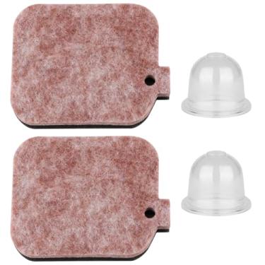 Imagem de Moleyaso Filtro de ar BG50 para soprador de folhas BG45 BG55 BG65 BG85 BG85-C soprador SH55 SH85 vácuo 4229 120 1800 w lâmpada grande primer