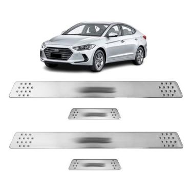 Imagem de Soleira para Porta Lateral Tuning Esportiva para carros 4 Portas (ABS)