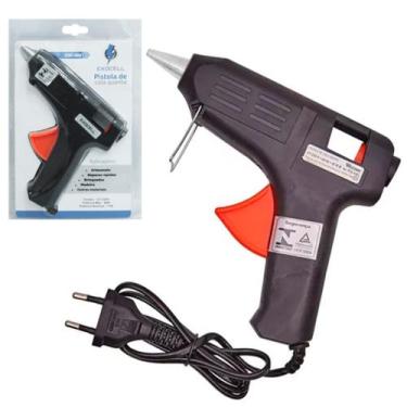 Imagem de Pistola de cola quente grande bivolt 40w exocell - JMD IMPORTS
