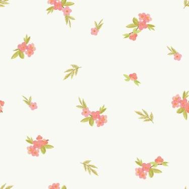 Imagem de Papel de Parede Bosque da Imaginação Floral Bege 81031 - Studio