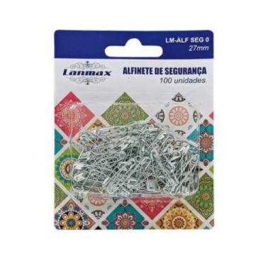 Imagem de 100 Alfinetes Segurança Alinhavar Patchwork 27mm Costura - Armarinhos 