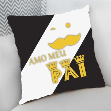 Imagem de Almofada Decorativa Cheia c/ Zíper Pais Loucos por Futebol - Deluzz, 2
