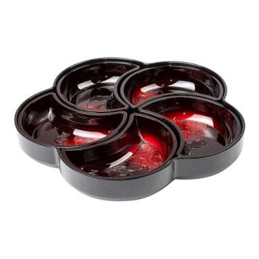 Imagem de Petisqueira Giratória em Flor com Divisórias Removíveis Japo - AC