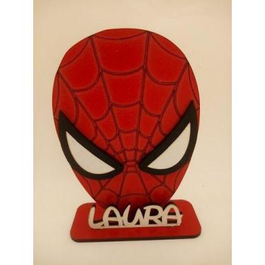 Imagem de 8 Centros De Mesa Homem Aranha - Ecolaser