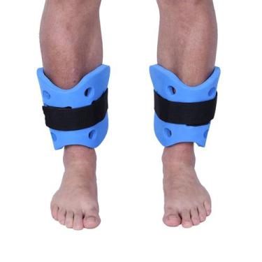 Imagem de Caneleira Hidroginástica Aquática em EVA Getshow 1 Par, Azul