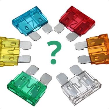 Imagem de Kit 56 Fusíveis Automotivos Lâmina Escolha Amperagem - Permak