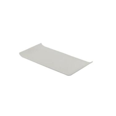 Imagem de Bandeja 15 x 30 cm Branca de Policarbonato Coffee Vemplast