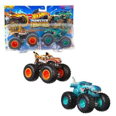 Imagem de Hot Wheels Monster Truck Pacote com 2 Pack Demolição Modelos Sortidos,