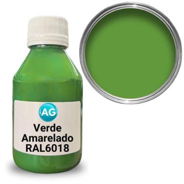 Imagem de Cor Sólida Verde Amarelado AG - RAL6018 - Resinas ag, 100G