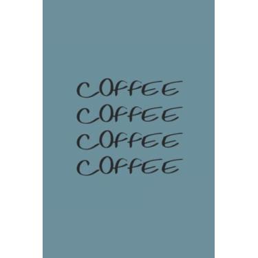 Imagem de Coffee Black Text Notebook: Spirit Mountain Blue Matte Finish Lined Journal, 6 x 9 120 Pages, Gift For Thinkers, List Makers and Doers (Coffee Black Text Journal)