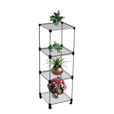 Imagem de Estante para Plantas Vasos Jardim Vertical 3 Nichos 95cm Horta Suporte de Plantas Decoração Prateleira de Aço (Branco)