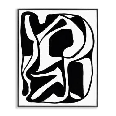 Imagem de Stupell Industries Design de arte de parede giclée emoldurado por Bea Dina, moldura preta, 28 x 35 cm