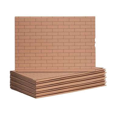 Imagem de Cardbrick Mailers para fotos, pôsteres e documentos de 30,5 x 45,7 cm, 28 x 43 cm. Pacote de 10. Envelopes rígidos de papelão. Envelopes de envio resistentes com proteção sem dobra. Remessas leves