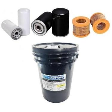 Imagem de Kit De Filtros E Óleo Sintético Metalplan TP 30HP Similar - Arcomprimi
