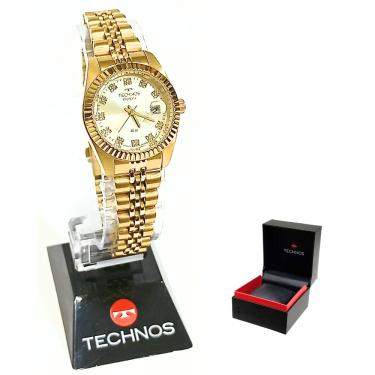 Imagem de Relógio Technos Feminino Analógico Dourado Riviera 2015CEL/1X