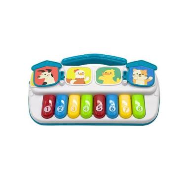 Imagem de Piano Teclado Bebê Criança Infantil Música Instrumento - Dony Toys