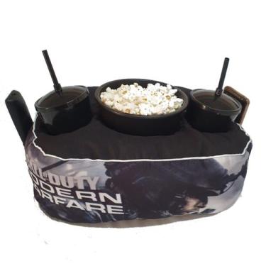 Imagem de Almofada Com Bolso Porta Pipoca Balde + Copos Call of Duty - Maria Dos