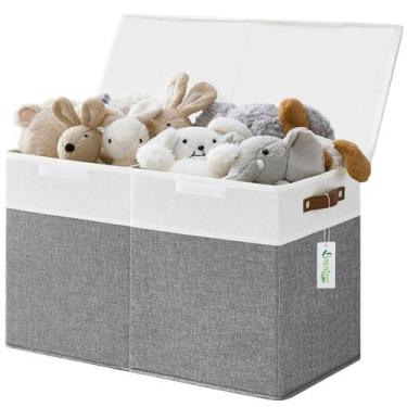 Imagem de Caixa de Armazenamento de Brinquedos Bagnizer 83L - Grande com Tampa D