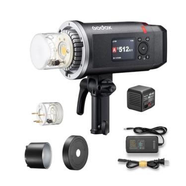 Imagem de Godox AD600BM II Strobe Flash Light Monolight,600Ws All-in-One Flash 0,01~0,09s Tempo de Reciclagem 1/8000 HSS com Luz de Modelagem de 40W para Fotografia de Estúdio Fotografia ao Ar Livre