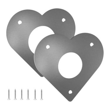 Imagem de Generic 2PCS Birdhouse Metal Protection Plate, Bird Nest Entrance Guard Protect Device Box Box Shield Shield Wood Pecker Box Kit,