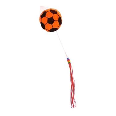 Imagem de simhoa Bola de futebol Kite Leisure Sports Atividade 1,5 m para de brinquedo de tamanho grande para parque quintal crianças adultos viagens para, Laranja