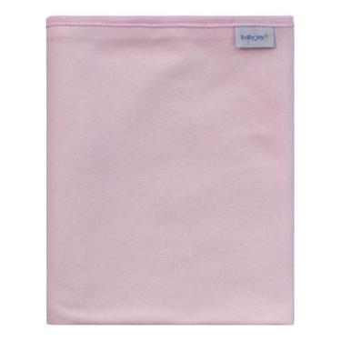Imagem de Cueiro Liso de Malha 78 cm x 95 cm Baby Joy Premium, Rosa