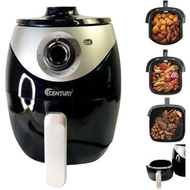 Imagem de Air Fryer Fritadeira Elétrica Sem Óleo 3,5 Litros Preta Controle de Temperatura Ajustável