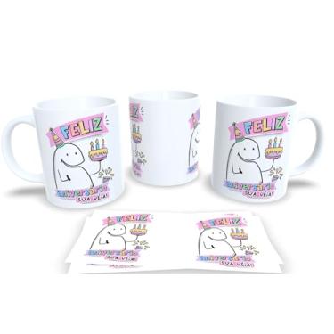 Imagem de Caneca de Porcelana Personalizada Com Frases Engraçadas, Divertidas e Memes P22 (Feliz aniversário sua véia)