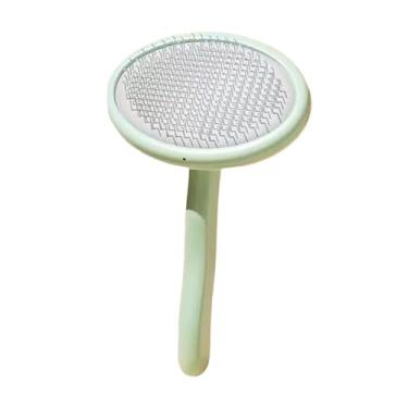 Imagem de Gralara Pincel de gato desmatamento pente pente de cabelo longa ferramenta de dessedição, Verde, S