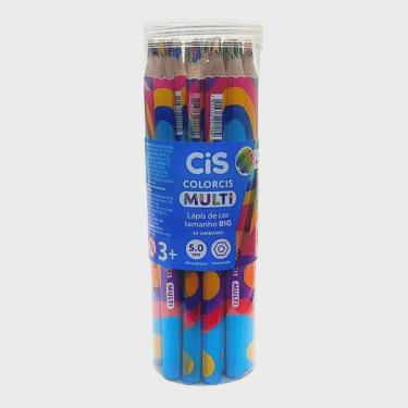 Imagem de Lápis De Cor Jumbo ColorCis Multi Big com 24 unidades - cis