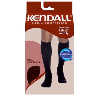 Imagem de Meia 3/4 Kendall Média Compressão (18-21mmhg) Masculina 1802