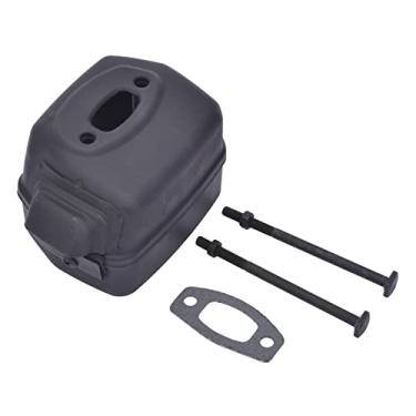 Imagem de Silenciador de escape Cancanle com parafuso e junta para Husqvarna Husky 50 51 55, 55 Rancher EU1 Motosserra