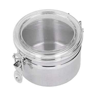 Imagem de Lata de Armazenamento de Aço Inoxidável para café, Doces, Frutas Secas, Leite Em pó, chá - 900 Ml, 1300 Ml, 1600ml, 2100ml (Pequeno 900ml)
