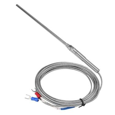 Imagem de Sonda de Termopar de Precisão K, Sensor de Temperatura de 150 Mm 0-400 ℃ Fio, Resposta Rápida, Desempenho Estável, 5 Mm de Diâmetro Altamente Sensível para Medição de (#3)