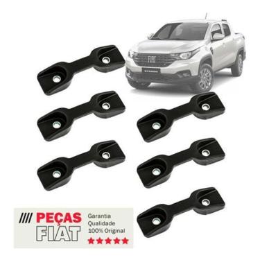Imagem de Kit 6 Ganchos Da Caçamba sintético Fiat Nova Strada / Toro