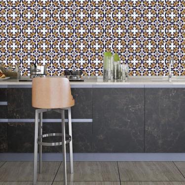 Imagem de Papel de Parede Adesivo Lavável Sala Quarto Cozinha 3 metros