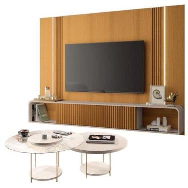Imagem de Home Suspenso Empire Cinamomo Off White E Kit Mesa De Centro Sky Off W
