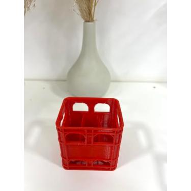 Imagem de Guarda Porta Organizador Pilha AA AAA 9V 18650 (Vermelho, 18650)