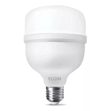 Imagem de Lâmpada Led Alta Potência Super Bulbo 40w Branco Frio Elgin Cor Da Luz