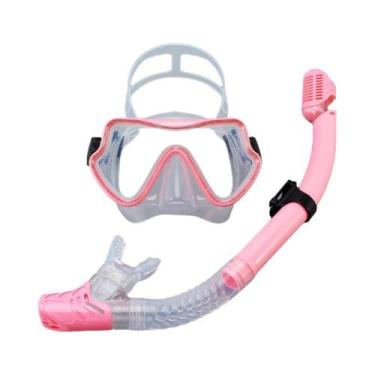 Imagem de Máscara de Mergulho Profissional para Adultos - Snorkel com Silicone A