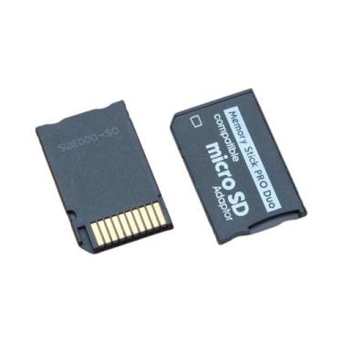 Imagem de Adaptador Duplo Micro SD para PSP (2 Unidades) - Compatível com Cartõe