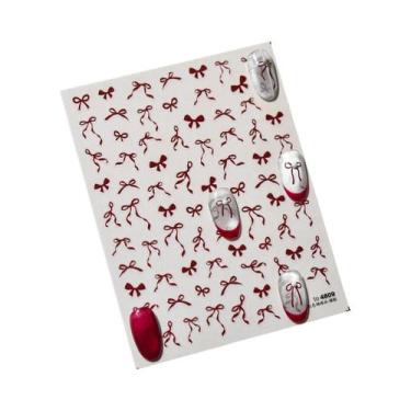 Imagem de Adesivos de Unha 3D Cobra - Autocolantes para Decoração de Unhas, para