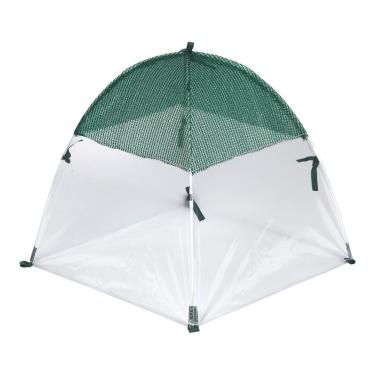 Imagem de ＡＷＨＡＯ Tenda de sombra para plantas, gaiola de cultivo portátil, proteção solar de verão, cobertura para plantas para pequenas árvores, flores, vasos de, Verde Branco