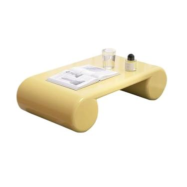 Imagem de Mesa de Centro Mesa de centro tatami simples varanda pequena mesa de centro moderna mesa baixa tatami mobiliário doméstico presente de inauguração Mesa de Chá(Yellow)