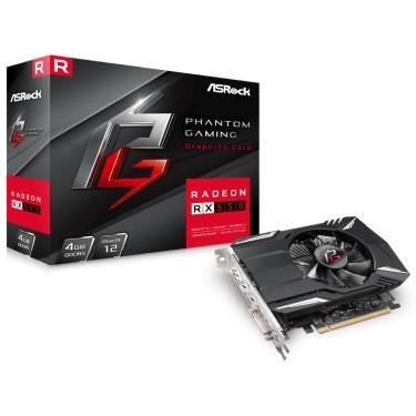 Imagem de Placa de Vídeo RX 550 Phantom Gaming ASRock AMD 4GB GDDR5 128bits- 90-GA07ZZ-00UANF
