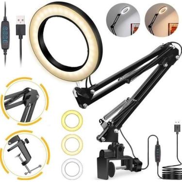 Imagem de Ring Light LED 6 + Braço Articulado - Estúdio, Foto - Leffa Shop