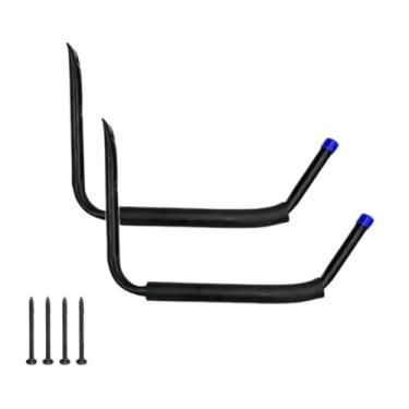 Imagem de Deevoka Suporte de armazenamento para caiaque, gancho para caiaque, suporte para berço de parede, para canoa para snowboard, ferramentas para prancha de surfe, Azul