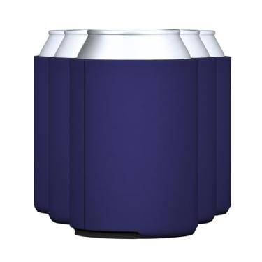 Imagem de TahoeBay — Pacote com 5 peças lisas e macias para refrigerante, cerveja, garrafas de água, projetos de vinil HTV, lembrancinhas de casamento e presentes (azul marinho)