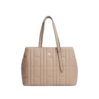 Imagem de Tommy Hilfiger Bolsa feminina feminina, bege costeiro, Coastal Taupe, One Size