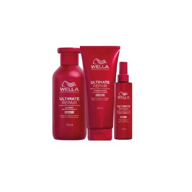 Imagem de Kit Wella Ultimate Repair Shamp + Cond + Leave-in 140ml